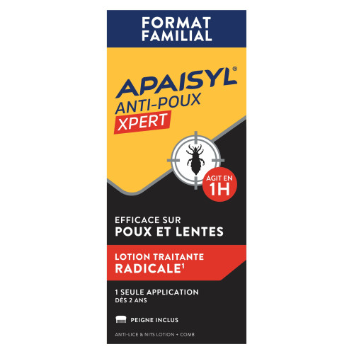 Apaisyl Xpert Anti-poux et Lentes 200mL - Efficacité 100%