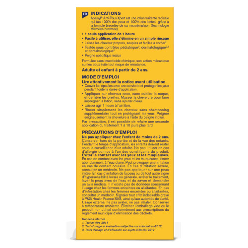 Apaisyl Xpert Anti-poux et Lentes 200mL - Efficacité 100%