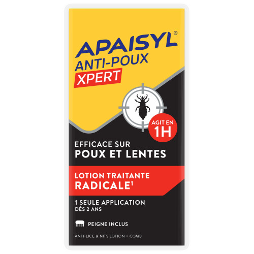 Apaisyl Xpert Poux & Lentes 100ml - Elimination Totale