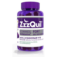 ZzzQuil Sommeil Fort 60 gommes sommeil réparateur rapide Pharma360
