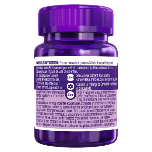 ZzzQuil Sommeil Arôme Fruits des Bois - Faible Dose 30 gummies