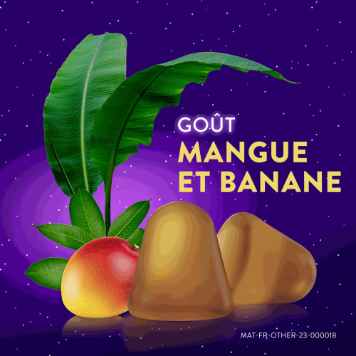 ZzzQuil Sommeil Mangue Banane 30 Gommes - Aide à s'endormir vite