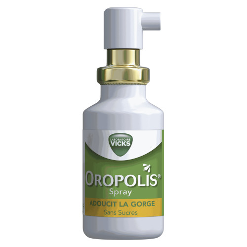 Vicks Oropolis Spray Adoucissant pour la Gorge 20 ml