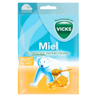 VICKS Bonbons Miel 75g - Soulage Gorge Irritée