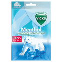 Vicks Bonbons Menthol 72g - Soulage Gorge, Fraîcheur, Sans Sucre