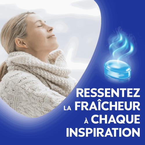 Vicks Bonbons Menthol 72g - Soulage Gorge, Fraîcheur, Sans Sucre