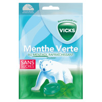 Sans sucre bonbons menthe verte 72 g
