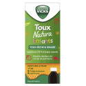 Vicks Toux Natura Enfants 140 ml Soulagement Doux Toux Sèche Grasse