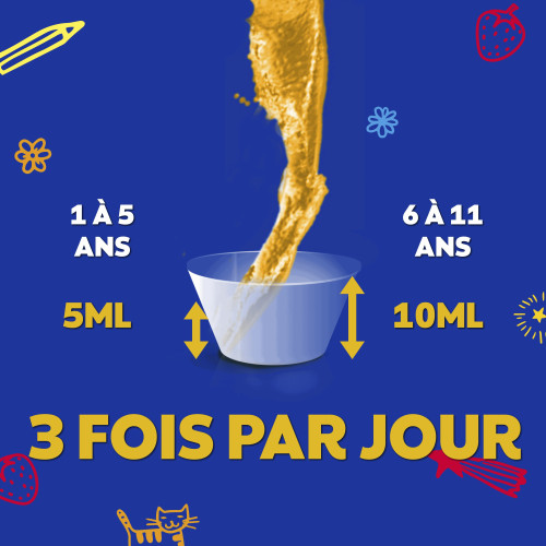 Vicks Toux Natura Enfants 140 ml Soulagement Doux Toux Sèche Grasse