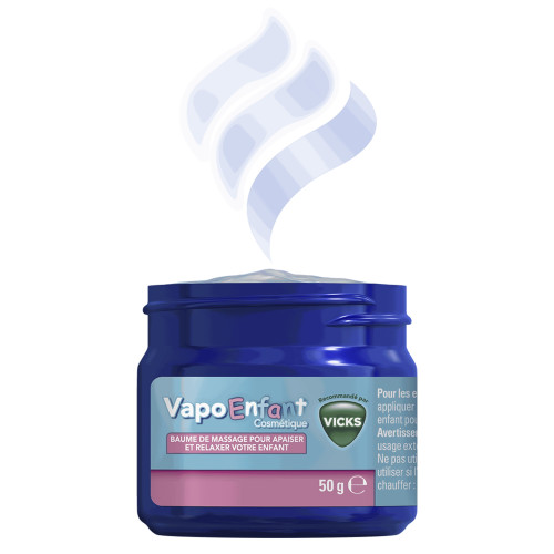 VICKS Vapoenfant Baume Apaisant 50g - Soulagement doux pour enfants