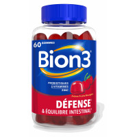 Bion 3 Défense et équilibre intestinal 60 gommes