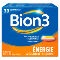 BION 3 Vitalité 30 Comprimés - Energie et Immunité