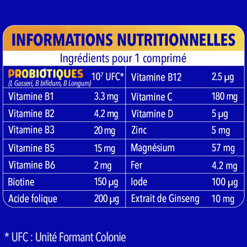 BION 3 Vitalité 30 Comprimés - Energie et Immunité