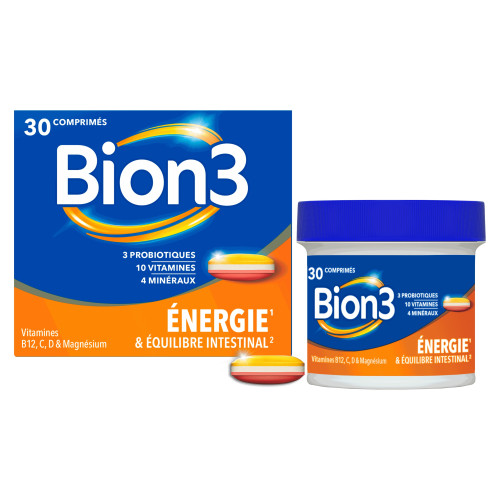 BION 3 Vitalité 30 Comprimés - Energie et Immunité