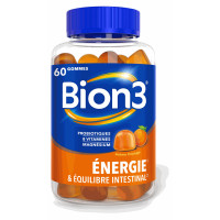 Bion 3 Energie et Equilibre intestinal 60 gommes