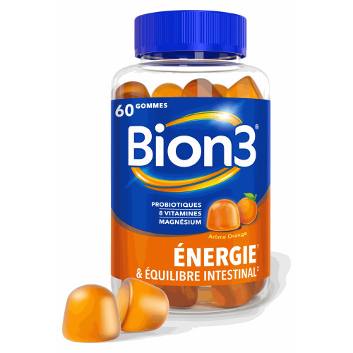 Bion 3 Energie et Equilibre intestinal 60 gommes