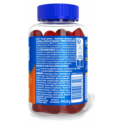 Bion 3 Energie et Equilibre intestinal 60 gommes