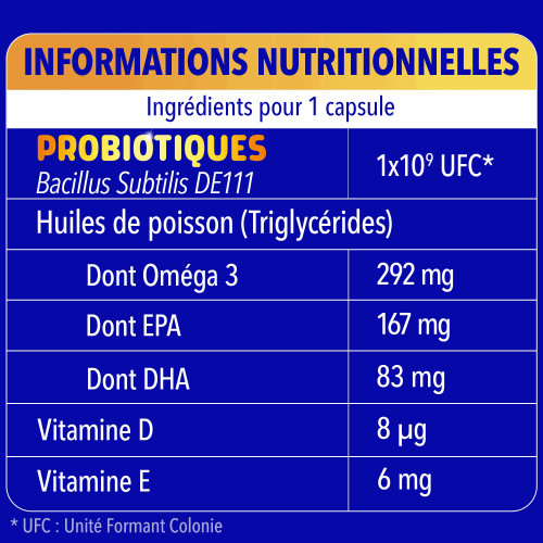 Bion Oméga 3 30 capsules Soutien Cœur Cerveau Vision Pharma360