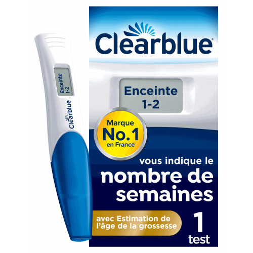 Clearblue Digital Test Grossesse 2 Tests - Estimation Âge Grossesse