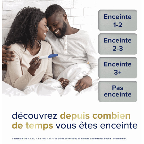 Clearblue Digital Test Grossesse 2 Tests - Estimation Âge Grossesse