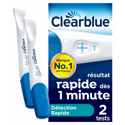 Clearblue PLUS Test Grossesse 2 Tests - Facile, Précis,