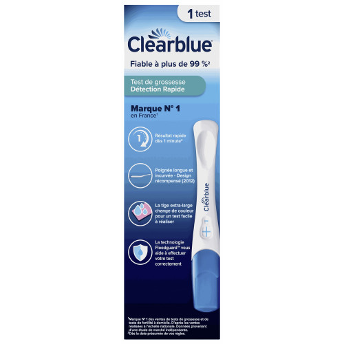 Clearblue PLUS Test Grossesse 2 Tests - Facile, Précis,