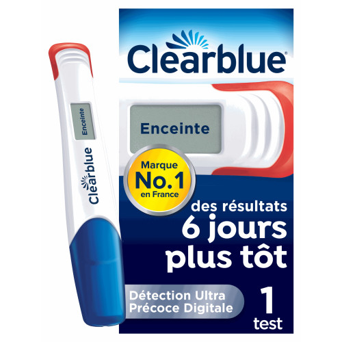 Clearblue Test Ultra Précoce Digital 1 Test - Détecte Grossesse