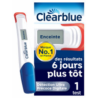 Clearblue Test Ultra Précoce Digital 1 Test - Détecte Grossesse