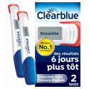 Clearblue Test Ultra Précoce 2 Tests - Détecte 6 Jours Plus Tôt