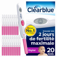 Clearblue Test Ovulation Digital 20 unités, Détection Fertilité