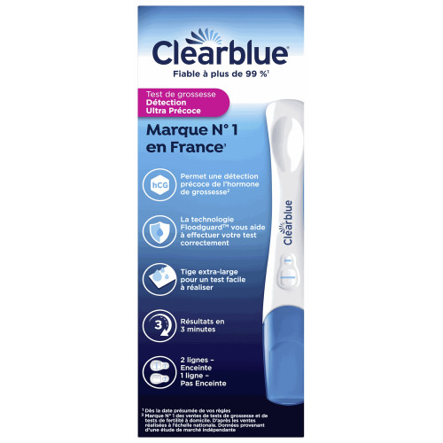 Test de Grossesse Détection Ultra Précoce, 2 Unités