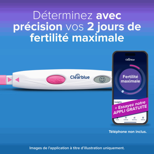 ClearBlue Test Ovulation 10 unités - Détection fiable à 99%