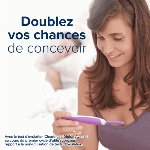 Clearblue Test Ovulation 10 unités - Résultats Digitaux