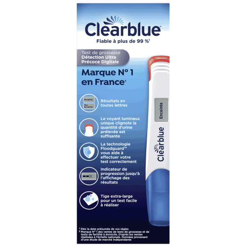 Clearblue Test Ultra Précoce 2 Tests - Détecte 6 Jours Plus Tôt