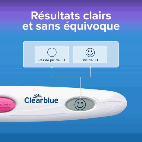 ClearBlue Test Ovulation 10 unités - Détection fiable à 99%