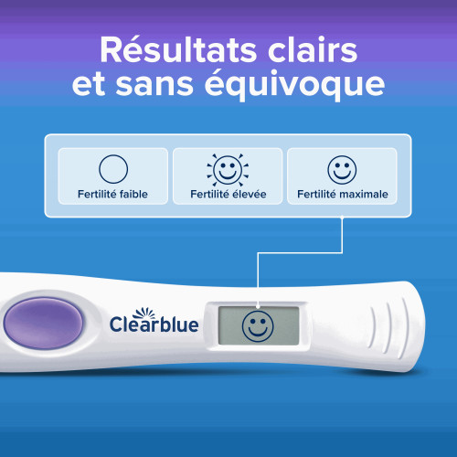 Clearblue Test Ovulation 10 unités - Résultats Digitaux