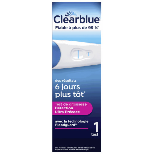 Clearblue Early Test Grossesse 1 Test - Détection Précoce 99% Précis