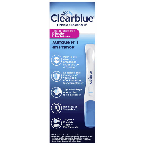 Clearblue Early Test Grossesse 1 Test - Détection Précoce 99% Précis
