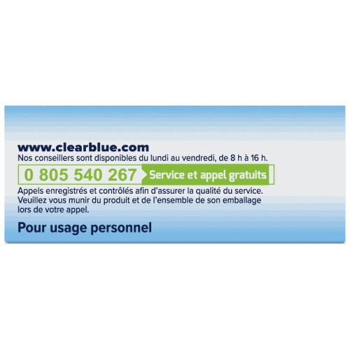 Clearblue Early Test Grossesse 2 tests Détection Précoce fiable