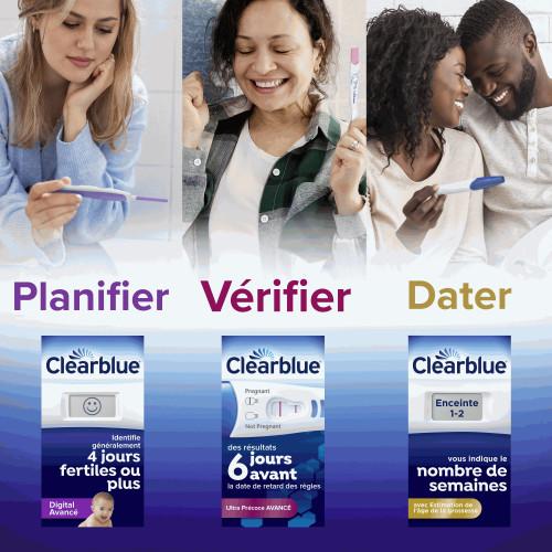 Clearblue Early Test Grossesse 2 tests Détection Précoce fiable