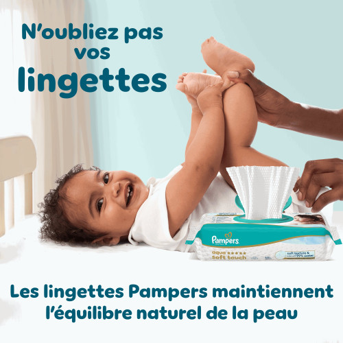 Pampers Maxi Pack T3 : 108 couches 6-10kg, protection ultra-absorbante