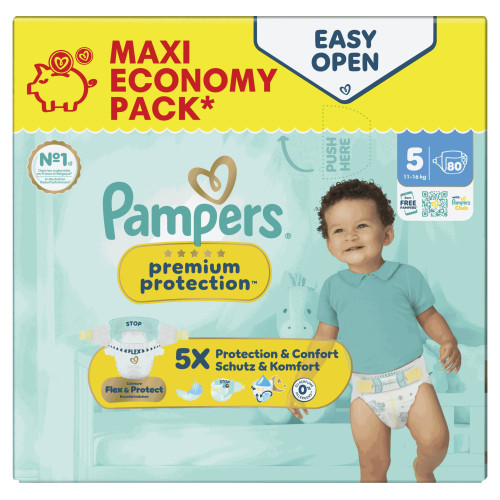 Pampers Maxi Pack T3 : 108 couches 6-10kg, protection ultra-absorbante
