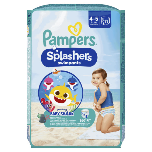 Pampers Splashers : Couches de bain jetables anti-fuites - Pharma360