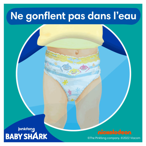Pampers Splashers : Couches de bain jetables anti-fuites - Pharma360