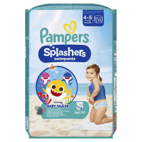 Pampers Splashers : Couches de bain jetables anti-fuites - Pharma360