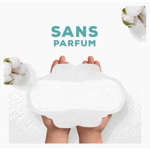 Cotton Protection 8 Serviettes Hygiéniques Taille 3 Night