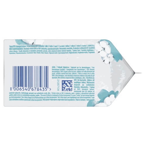 Cotton Protection 8 Serviettes Hygiéniques Taille 3 Night