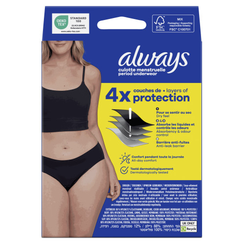 Culotte de Règles Lavable Taille L