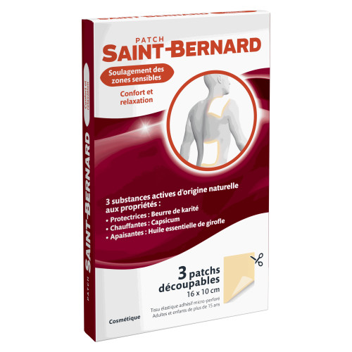 Procter & Gamble Saint Bernard Patchs 3 patchs Douleurs Musculaires