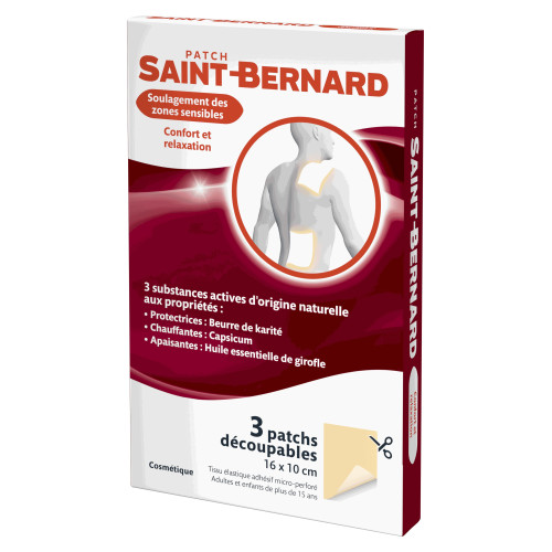 Procter & Gamble Saint Bernard Patchs 3 patchs Douleurs Musculaires